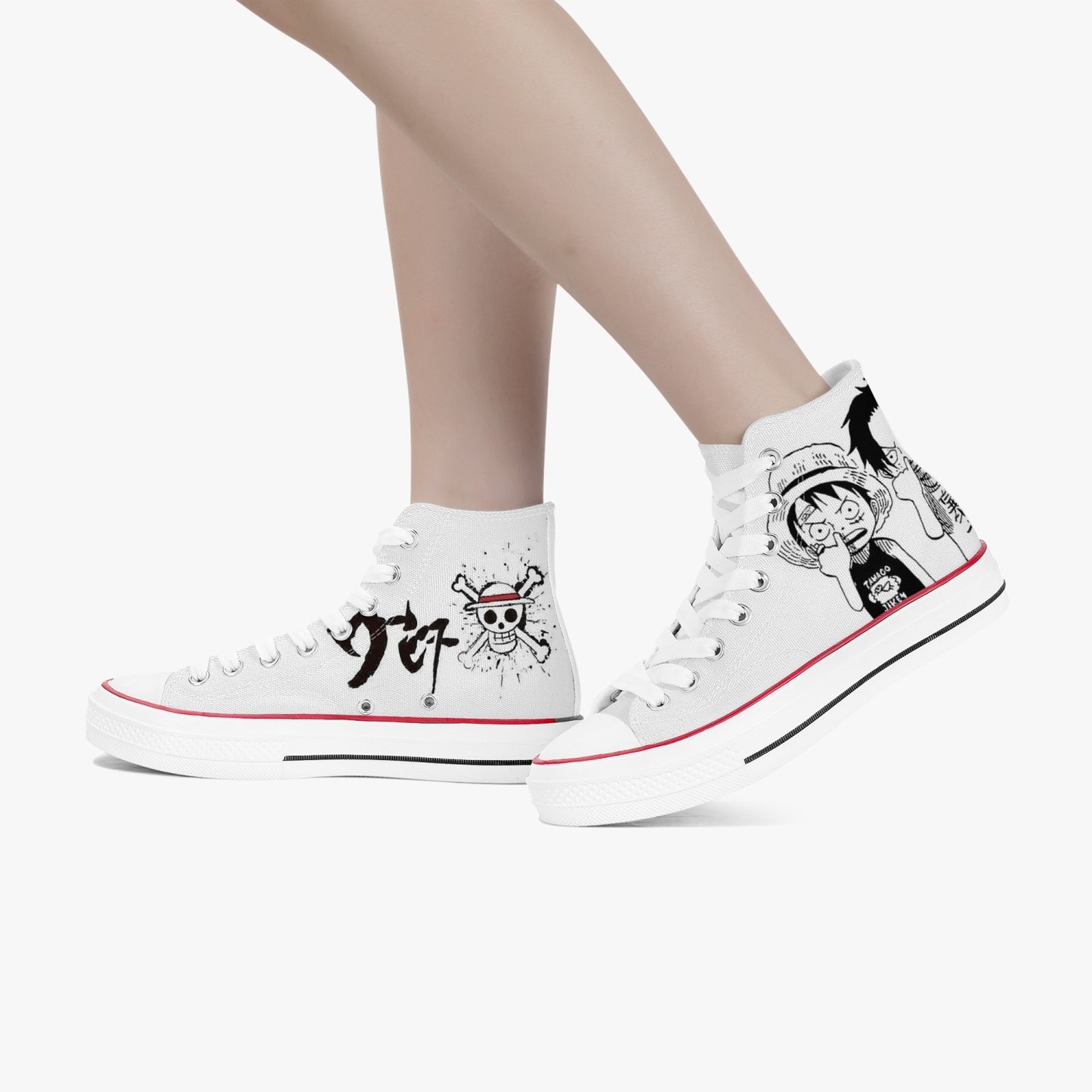 ACE LUFFY High-Top Canvas Shoes