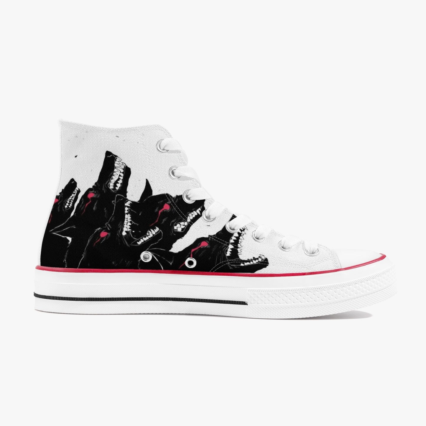 DOGS High-Top Canvas Shoes