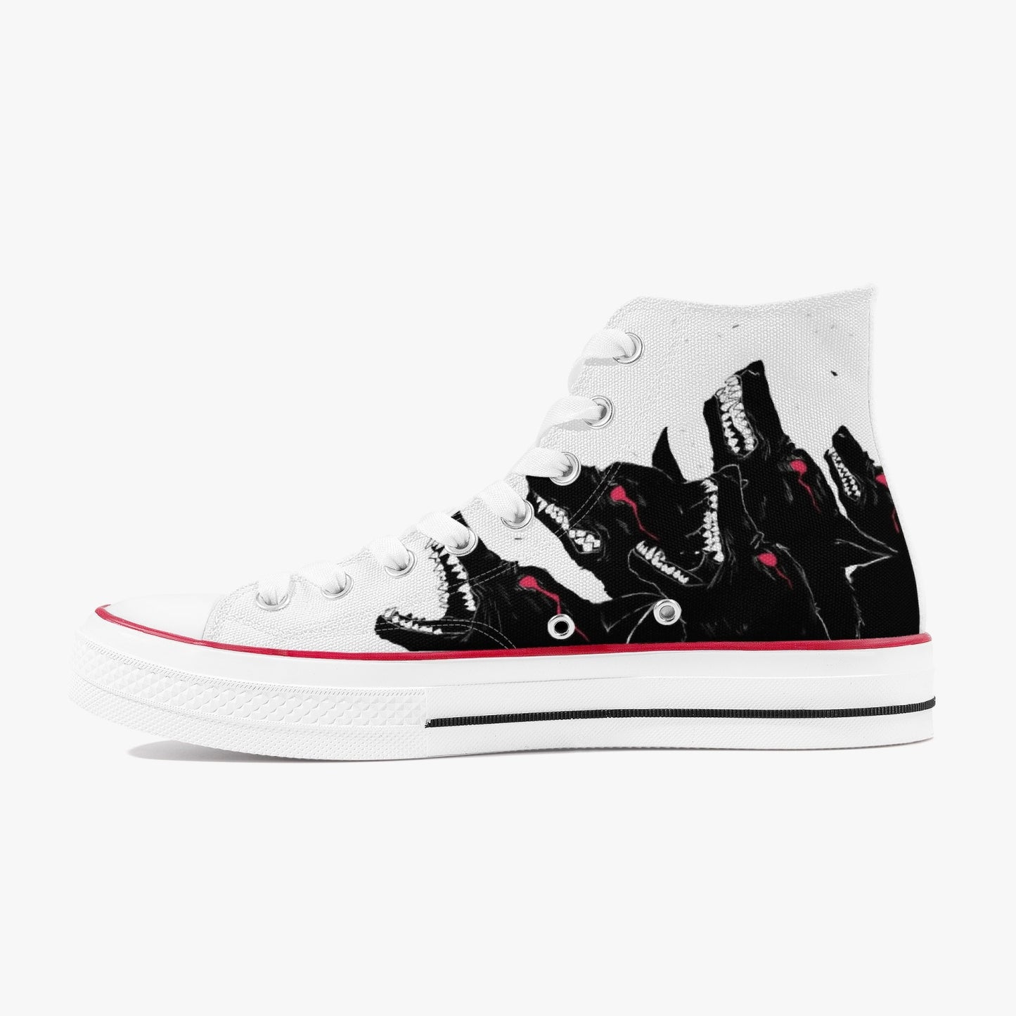 DOGS High-Top Canvas Shoes